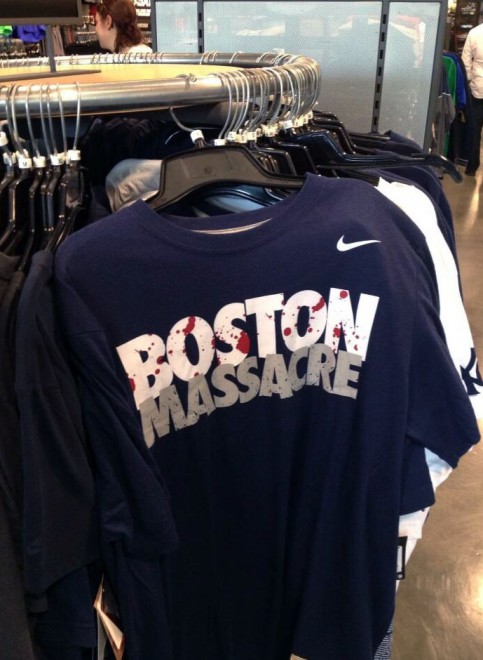 maglietta Boston Massacre