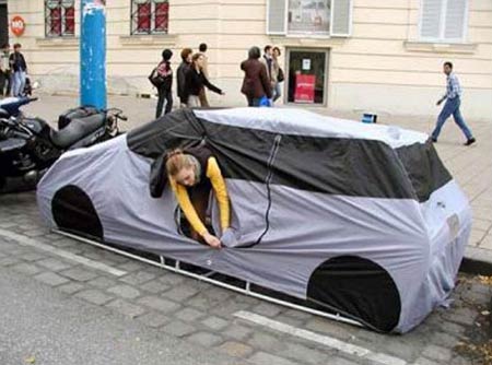 tenda a forma di auto 2