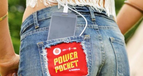 pantaloncini caricabatterie