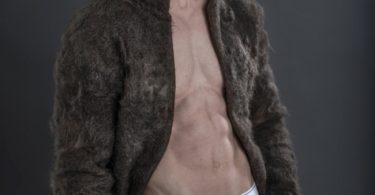 giacca in pelo di uomo