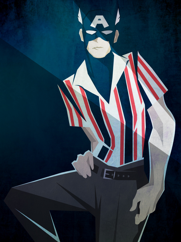 capitan america vestito da dolce e gabbana