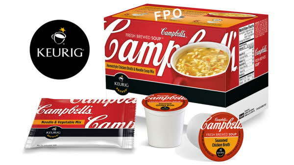 Campbell ha realizzato delle cialde da brodo per macchinetta del caffè