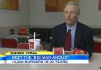 dennis rosinof è probabilmente la persona che ha mangiato più big mac - anche se altri hanno pranzato da mcdonald più spesso di lui