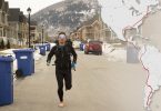 joseph michael liu kai tsu roqueni è il nome dello sportivo che vuole correre dal canada all'argentina a piedi nudi