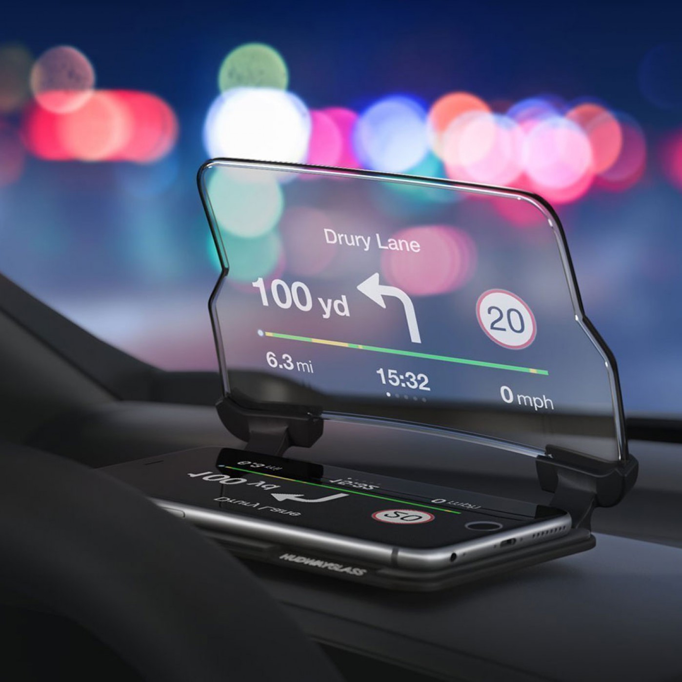 head up display per cellulare